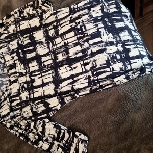 Market & Spruce printed tunic with 3/4 sleeve